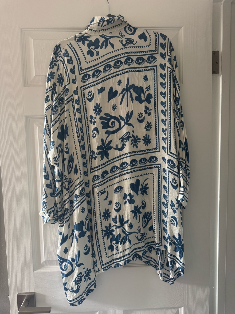 Anthropologie Corey Lynn Carter Long Sleeve Printed Shirt Dress - Picture 3 of 6